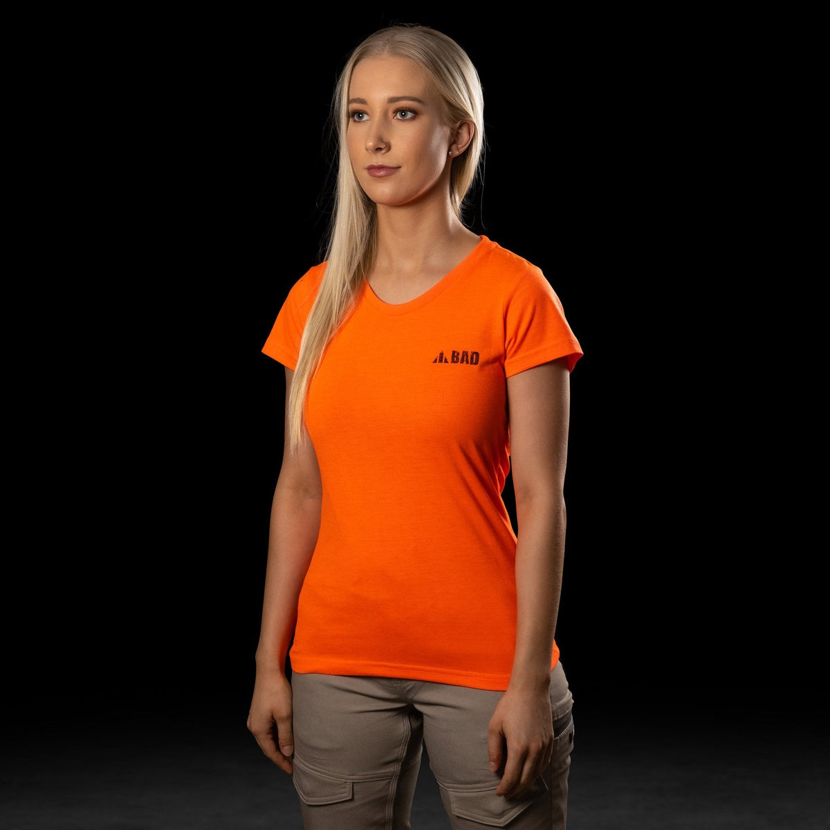 BAD® WOMENS TRADEMARK HI-VIS S/S T-SHIRT