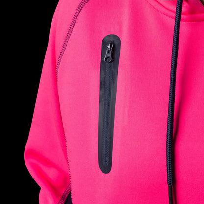BAD WOMENS WATERPROOF RAIN-DEFEND™ HI-VIS FLEECE HOODIE