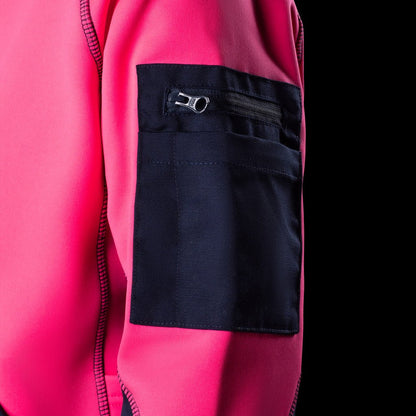 BAD WOMENS WATERPROOF RAIN-DEFEND™ HI-VIS FLEECE HOODIE
