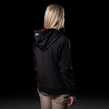 BAD WOMENS WATERPROOF RAIN-DEFEND™ HI-VIS FLEECE HOODIE