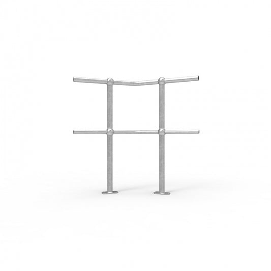 Ball Fence Handrail Bend 32NB 45 Degree