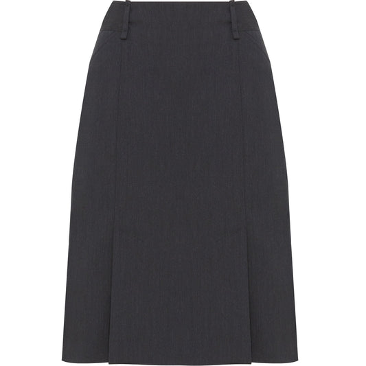 NNT CAT26A Poly Viscose Stretch Pleat Straight Skirt