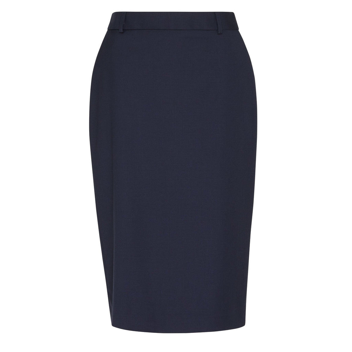 NNT CAT2RW Wool Blend Twill Secret Waist Midi Skirt