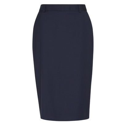 NNT CAT2RW Wool Blend Twill Secret Waist Midi Skirt