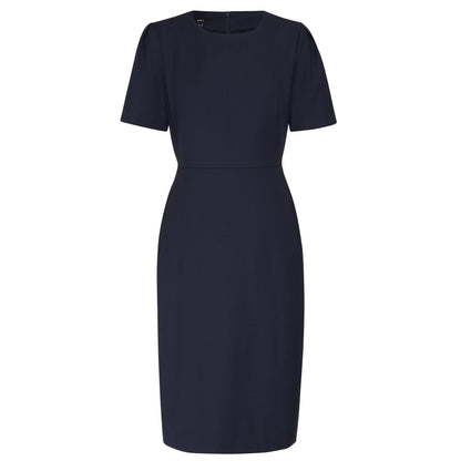 NNT CAT69W Wool Blend Twill Short Sleeve Dress
