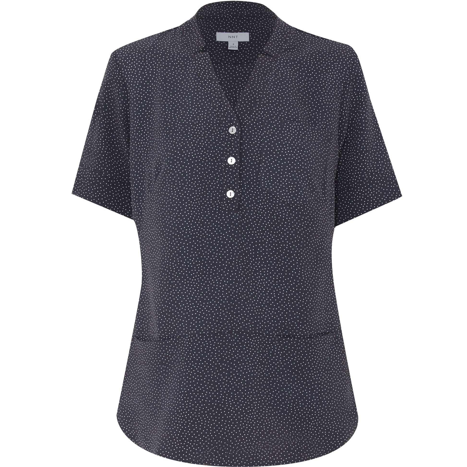 NNT CAT9XP Silvi Spot Print Short Sleeve Tunic