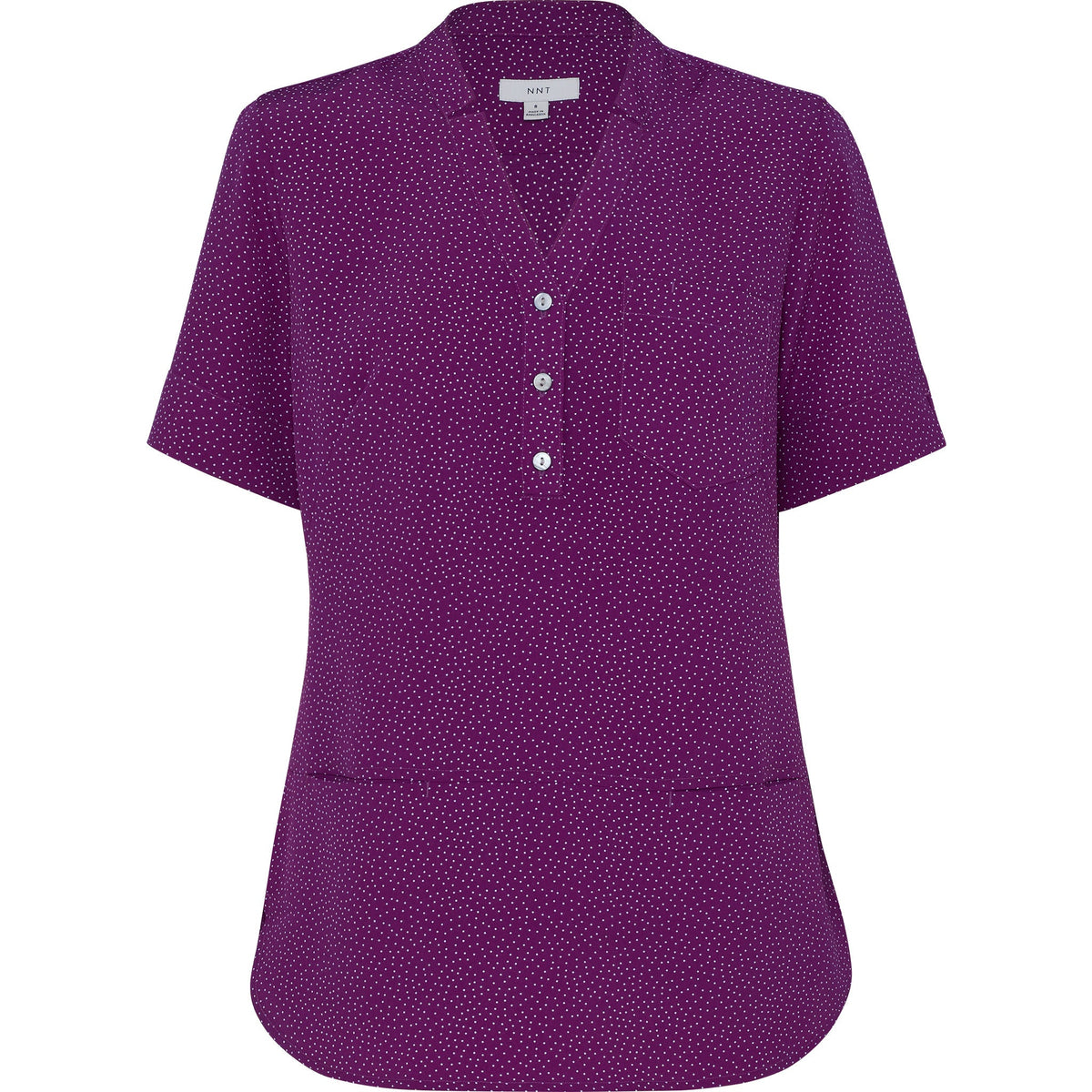 NNT CAT9XP Silvi Spot Print Short Sleeve Tunic