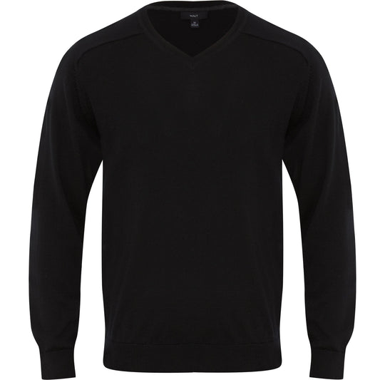 NNT CATE2B Merino Wool V-Neck Sweater