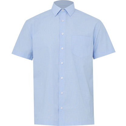 NNT CATJB7 Poly Cotton End On End Short Sleeve Shirt