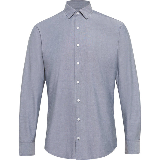 NNT CATJJU Cotton Chambray Long Sleeve Shirt