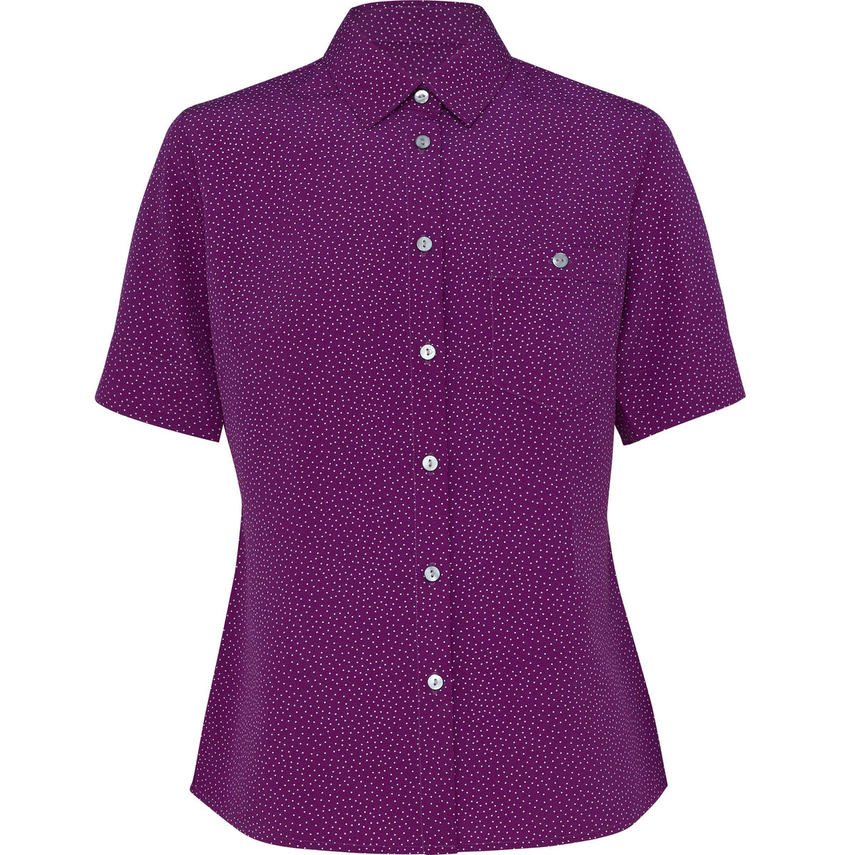 NNT CATU7H Silvi Spot Print Short Sleeve Shirt