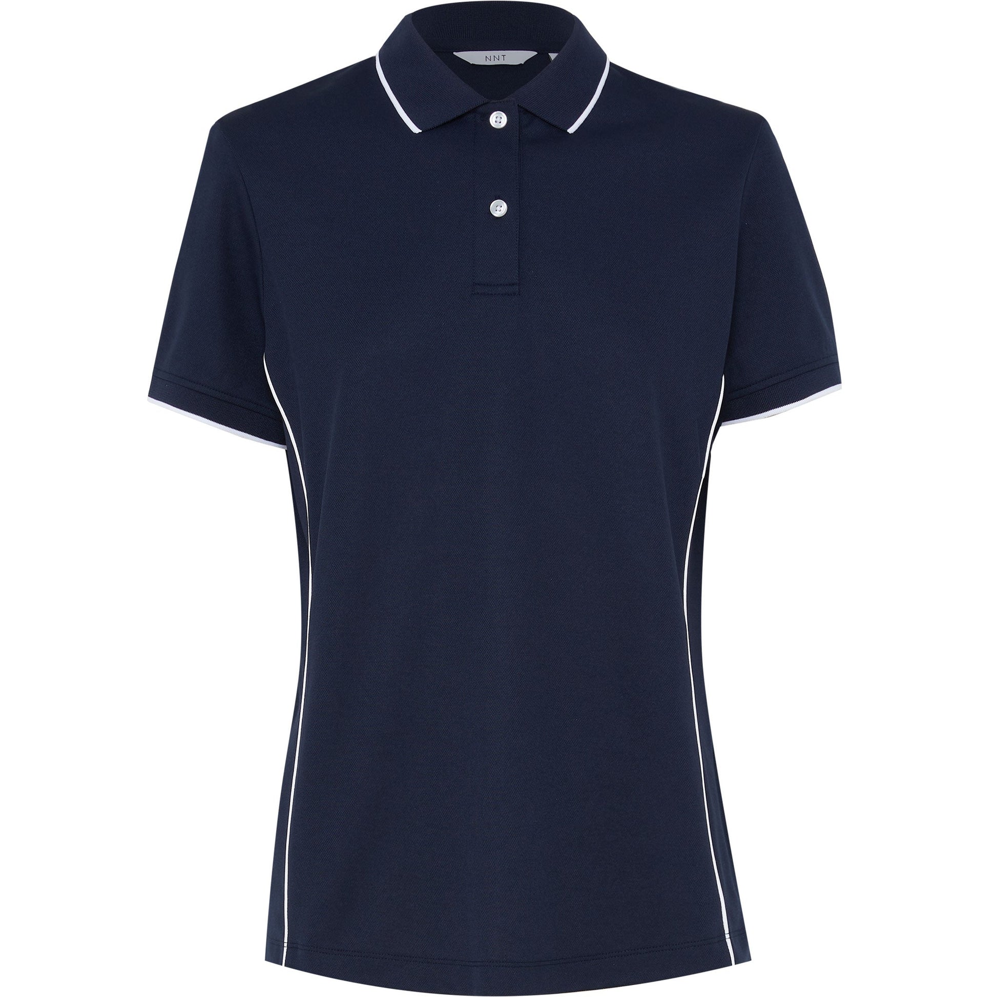NNT CATUF7 Antibacterial Polyface Short Sleeve Tipped Polo