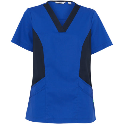 NNT CATULL Nightingale V-Neck Contrast Scrub Top