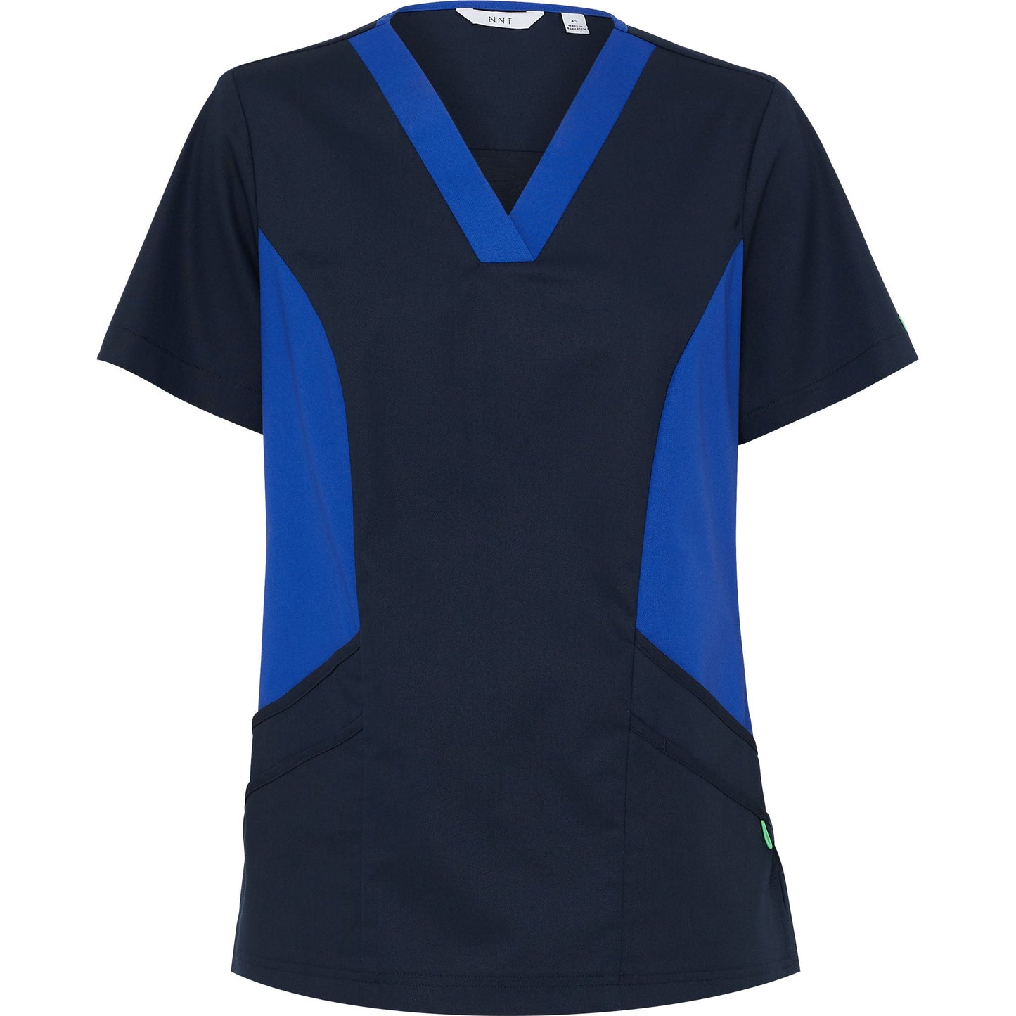 NNT CATULL Nightingale V-Neck Contrast Scrub Top
