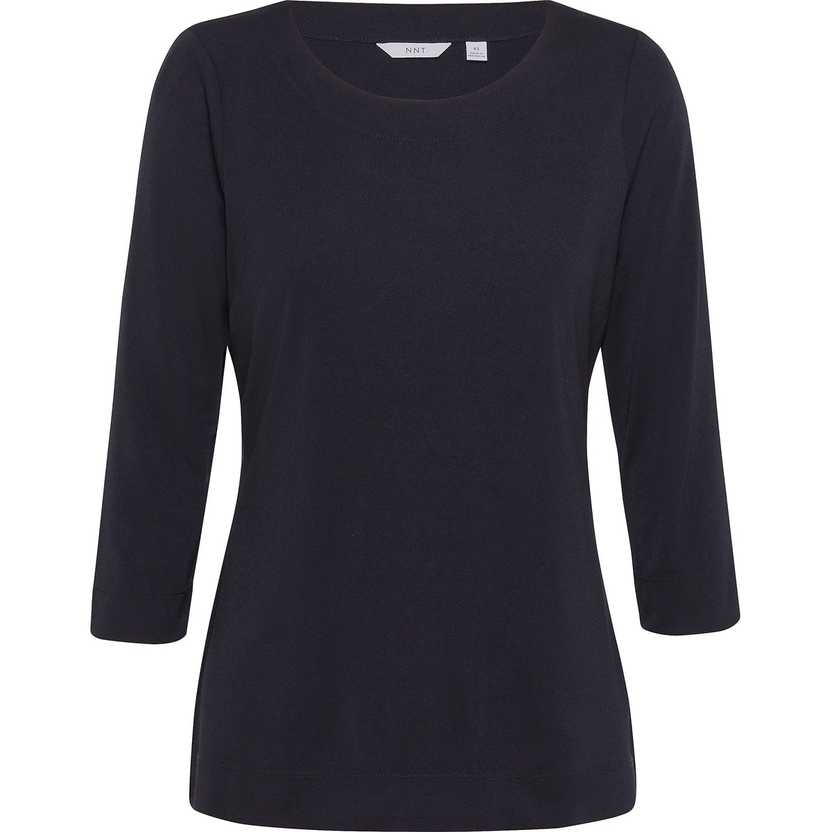 NNT CATUSX Matt Jersey Boat Neck 3/4 Sleeve Top