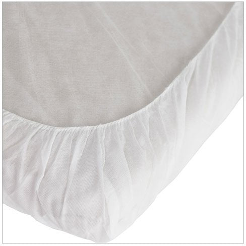 CELLO PAPER DSF50-10 Sheets Disposable Cello White Fitted 200cm x 75cm Pack 10