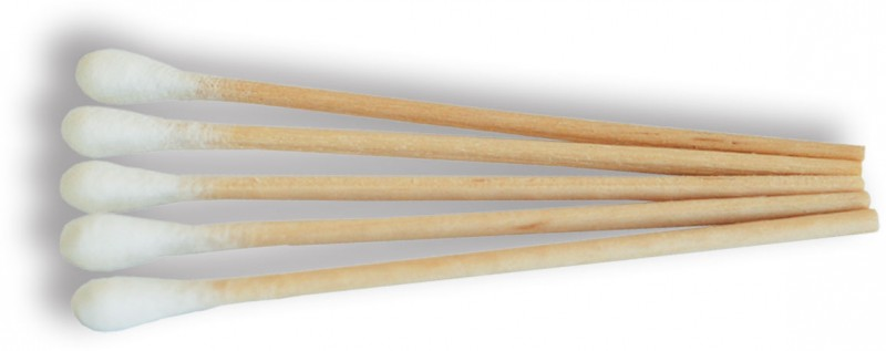 SENTRY MEDICAL CTSE15 Cotton Tips Bamboo Stem Single Ended 15cm Pack of 100