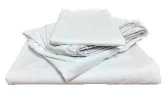 Max Global Products PCCW Pillow Case Poly Cotton 50cm x 75cm White