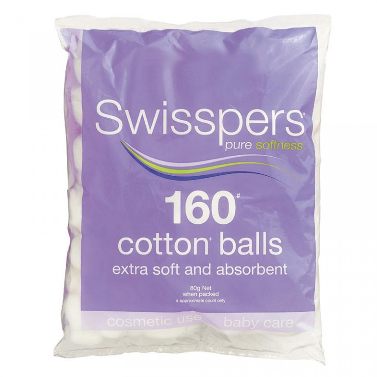 BSN MEDICAL S12260 Swisspers Cotton Wool Balls Pack of 160