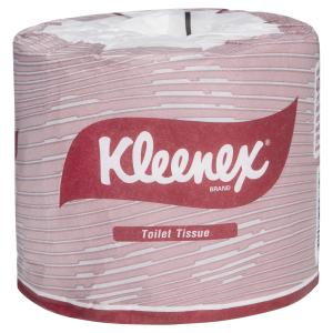 KIMBERLY CLARK KC4735 Kleenex Toilet Roll Deluxe 2Ply 400 Sheets Carton of 48