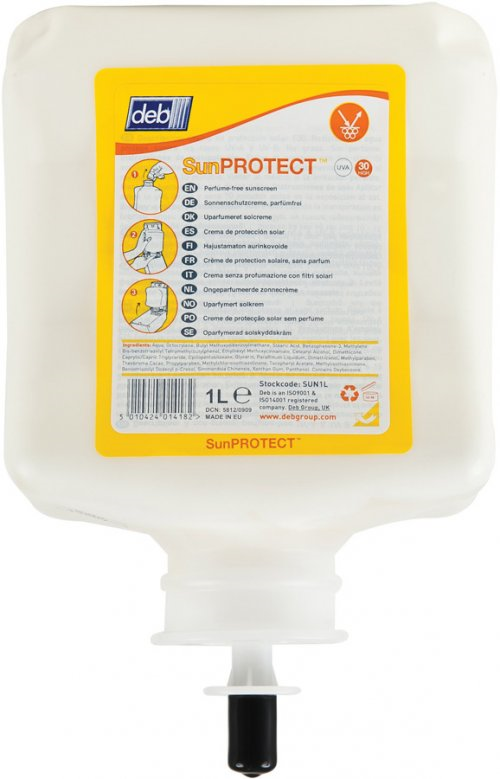 SC JOHNSON DEB D-SUN1L Deb Stoko Sun Protect SPF50+ Refill Cartridge 1L