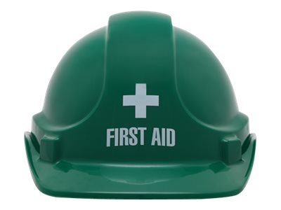 3M AUST TA560G-FA Hard Hat Stamped First Aid Green Type 1