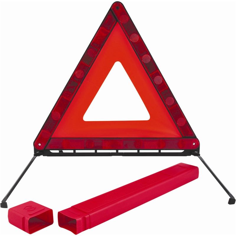 VIRITEX VX6680 Reflective Safety Warning Triangle, Slimline, 43 x 43 x 43cm