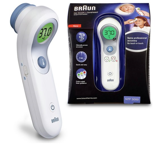 BRAUN HEALTH 185686 Braun Touchless Forehead Thermometer BNT400