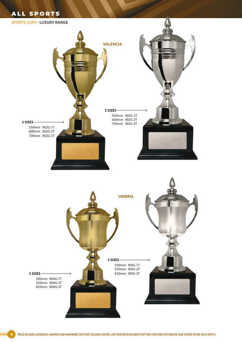 Cover of the Some Really Different Trophies Cups catalogue 2026