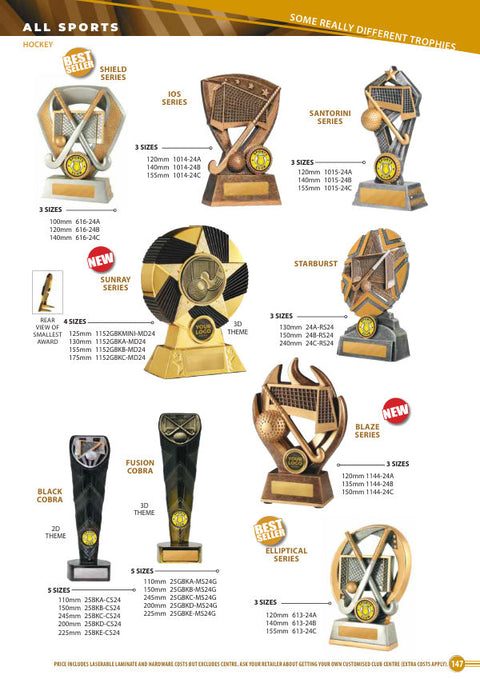 Cover of the Some Really Different Trophies Hockey catalogue 2026