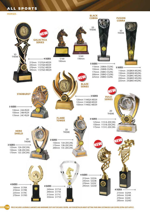 Cover of the Some Really Different Trophies Horses & Dogs catalogue 2026