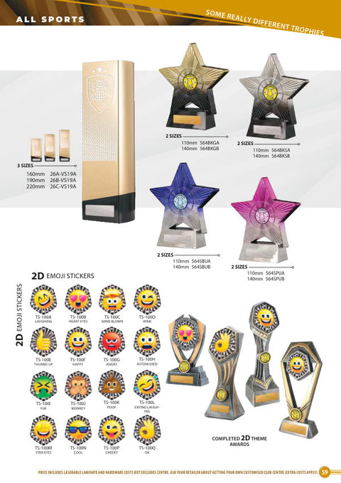 Cover of the Some Really Different Trophies Multi-sport Trophies catalogue 2026