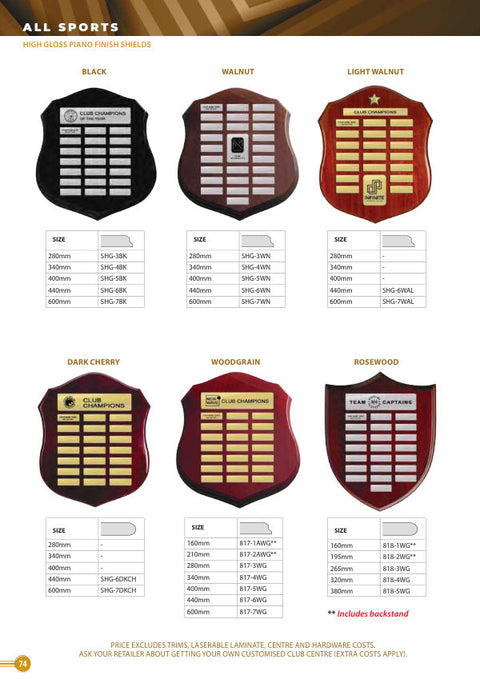 Cover of the Some Really Different Trophies Plaques & Shields catalogue 2026