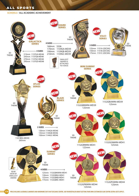 Cover of the Some Really Different Trophies School & Academic catalogue 2026