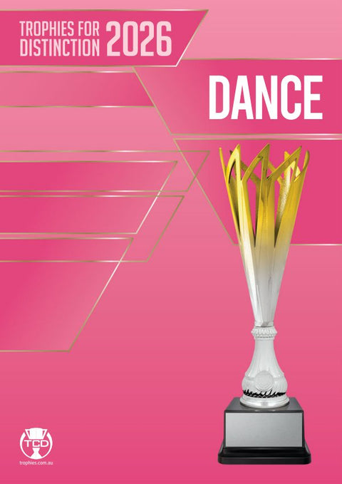 Cover of the Trophies for Distinction Dance catalogue 2026