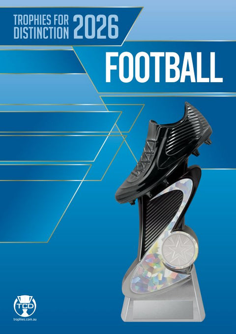 Cover of the Trophies for Distinction Football catalogue 2026