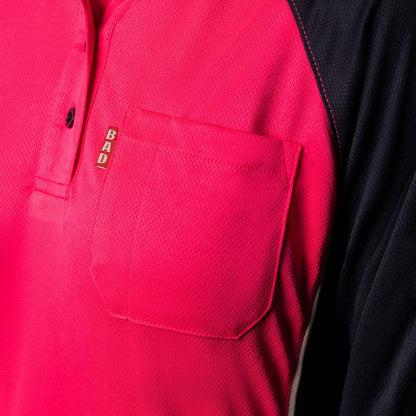 WOMENS HI-VIS L/S POLO SHIRT