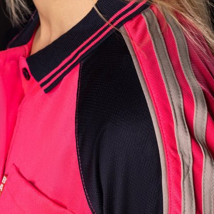 WOMENS HI-VIS L/S POLO SHIRT