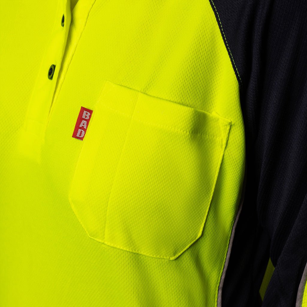 WOMENS HI-VIS L/S POLO SHIRT