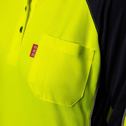 WOMEN'S HI-VIS S/S POLO SHIRT