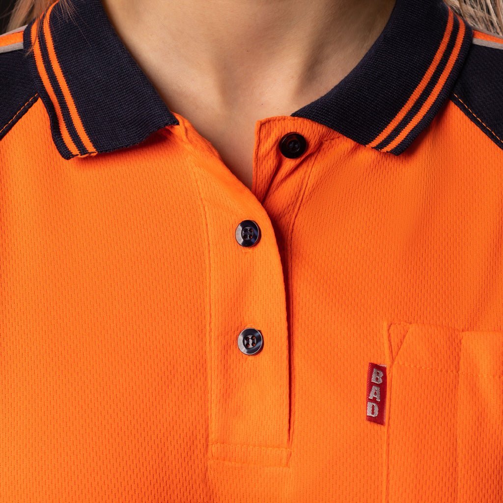 WOMEN'S HI-VIS S/S POLO SHIRT