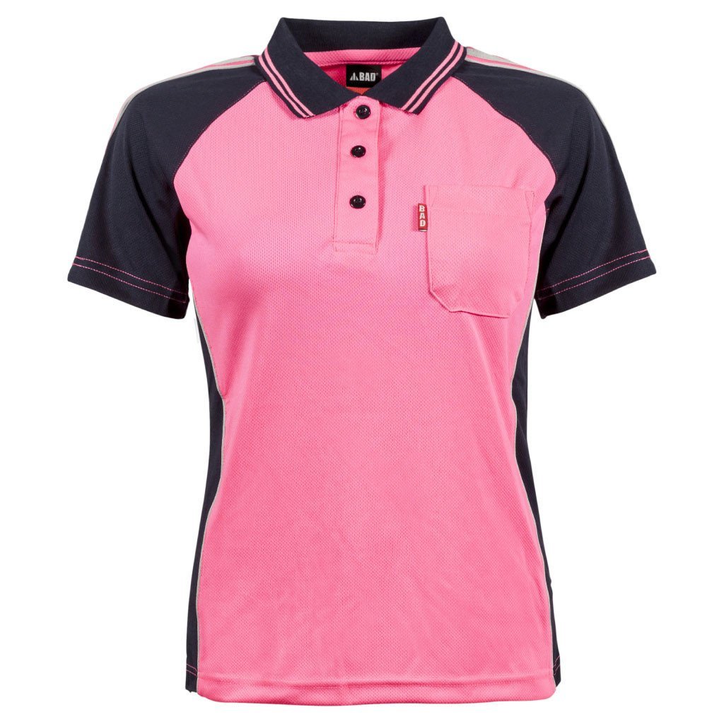 WOMEN'S HI-VIS S/S POLO SHIRT