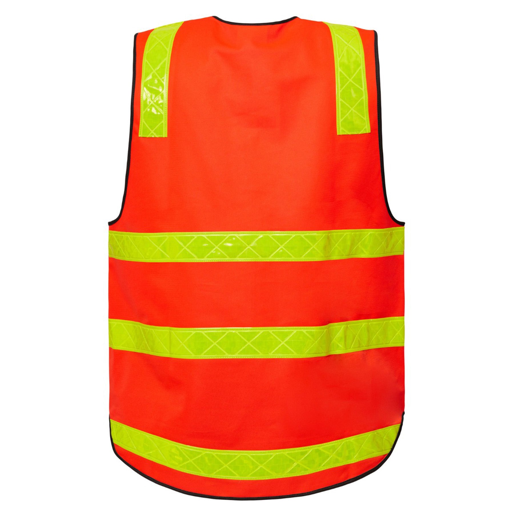 Workcraft WV7003 VIC Road Vest in Hi Vis Red