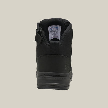 Hard Yakka Y60123 Evolution Lace Up & Side Zip 5" Steel Toe Safety Boot - Black