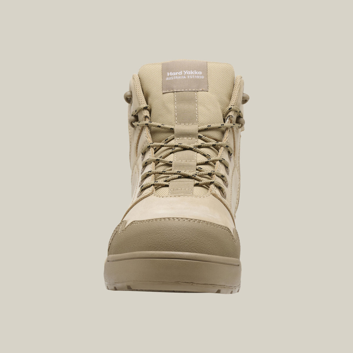 Hard Yakka Y60124 Evolution Lace Up & Side Zip 5" Steel Toe Safety Boot - Sand