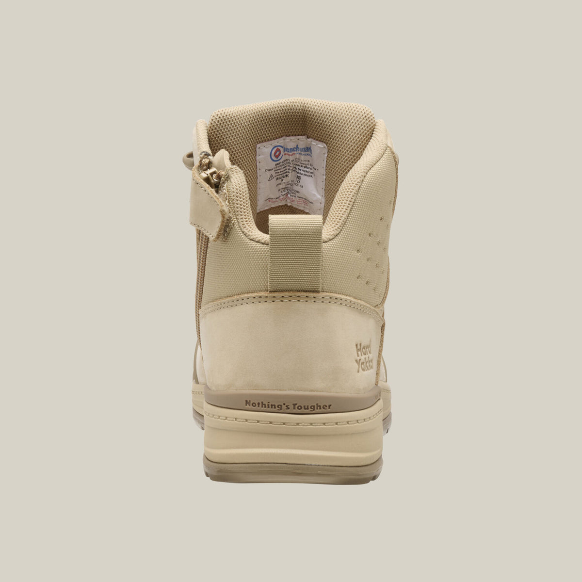 Hard Yakka Y60124 Evolution Lace Up & Side Zip 5" Steel Toe Safety Boot - Sand