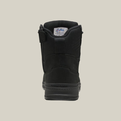 Hard Yakka Y60138 Evolution Lace Up & Side Zip 6" Steel Toe Safety Boot - Black