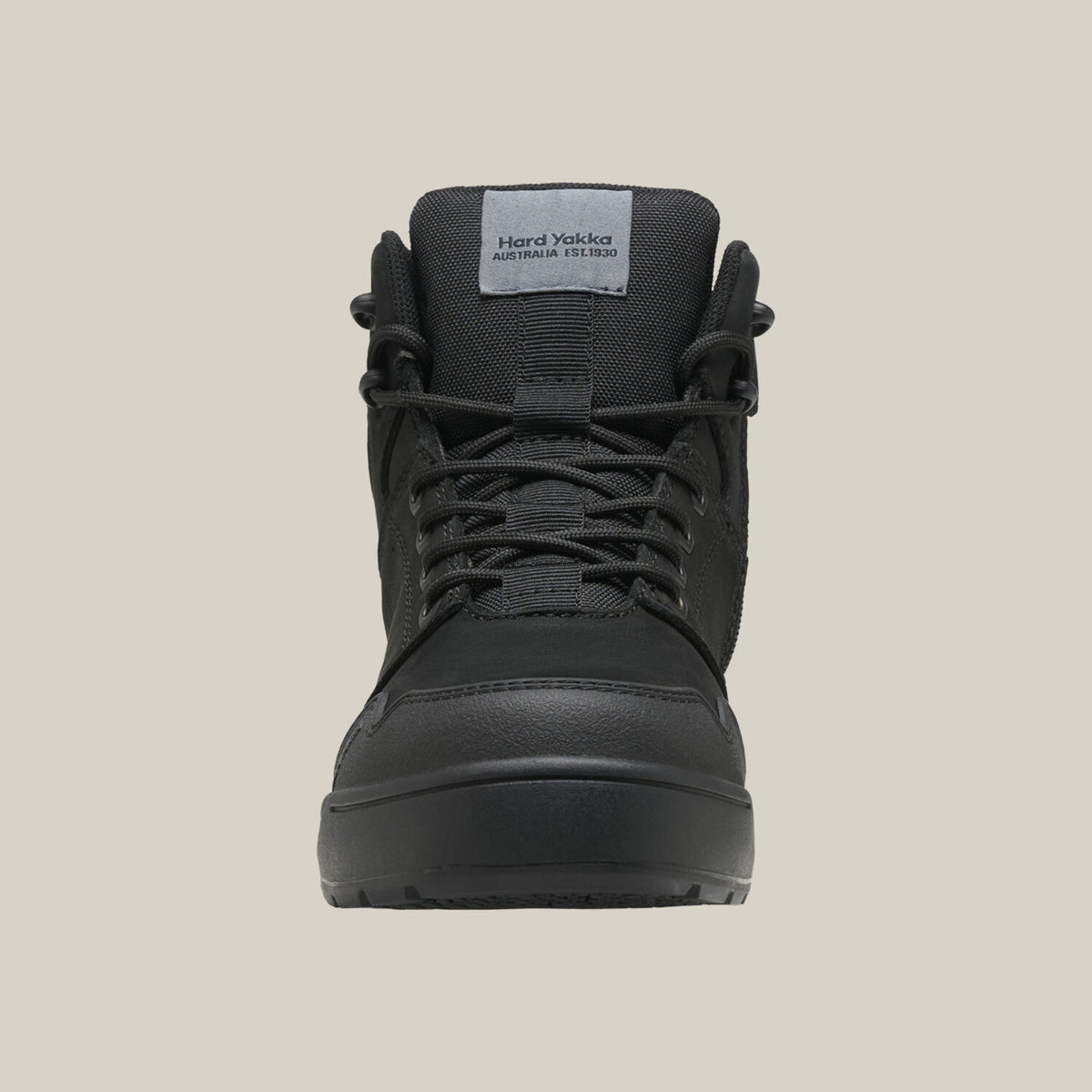 Hard Yakka Y60148 Women's Evolution Lace Up & Side Zip 5" Steel Toe Safety Boot - Black
