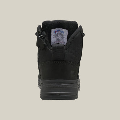 Hard Yakka Y60148 Women's Evolution Lace Up & Side Zip 5" Steel Toe Safety Boot - Black