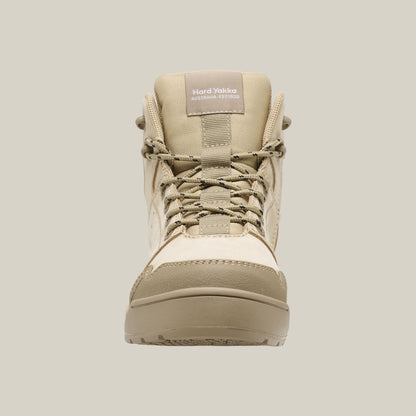 Hard Yakka Y60149 Women's Evolution Lace Up & Side Zip 5" Steel Toe Safety Boot - Sand